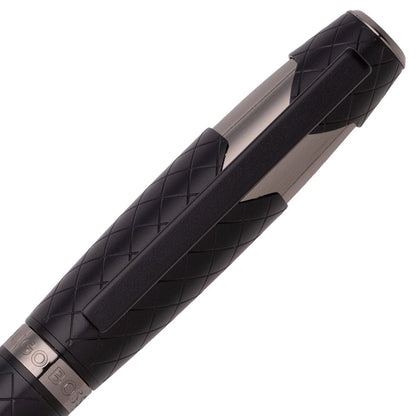 HUGO BOSS Kugelschreiber Chevron schwarz-3