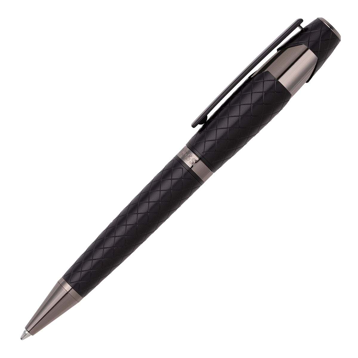 HUGO BOSS Kugelschreiber Chevron schwarz-4