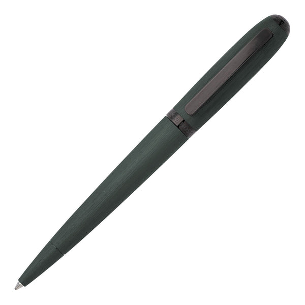 HUGO BOSS, Kugelschreiber Contour, gebürstet, grün
