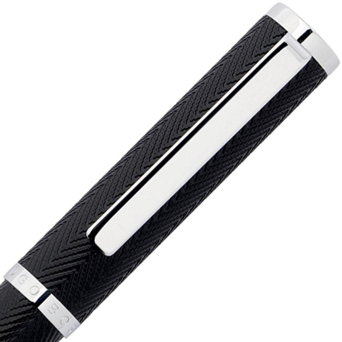 HUGO BOSS, Kugelschreiber, Formation Herringbone, chrom-3
