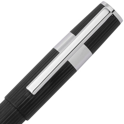 HUGO BOSS Kugelschreiber Gear Pinstripe Schwarz/Chrom-3