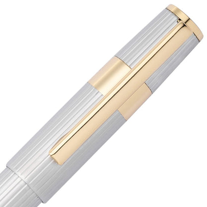 HUGO BOSS Kugelschreiber Gear Pinstripe Silber/Gold-3