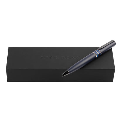 HUGO BOSS, Kugelschreiber Illusion Gear, blau-6