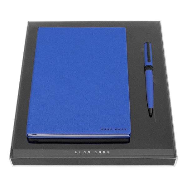 HUGO BOSS, Schreibset, blau