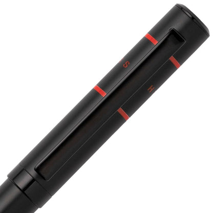 HUGO BOSS, Kugelschreiber Ribbon Matrix, rot-3