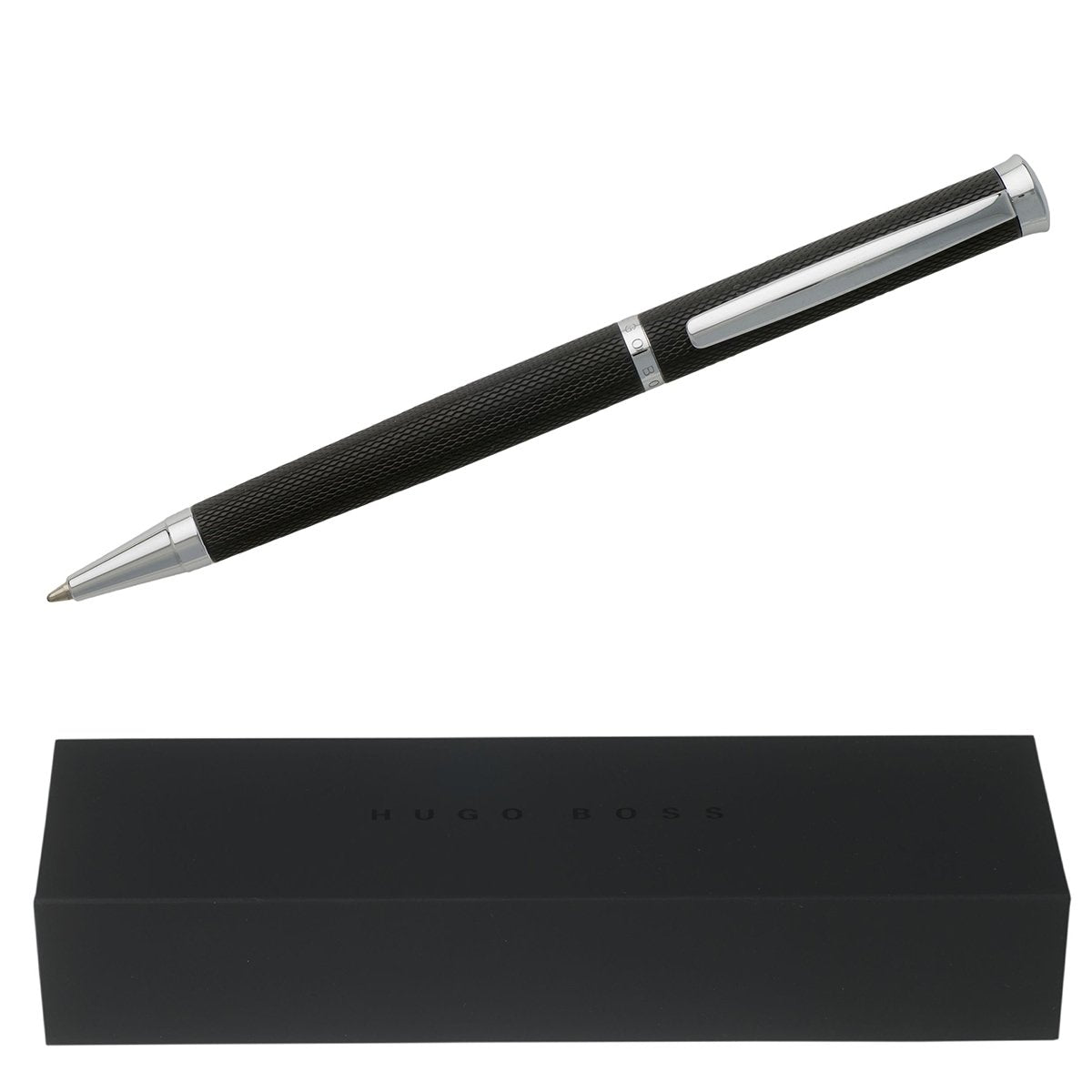 HUGO BOSS, Kugelschreiber, Sophisticated Diamond, Black-6