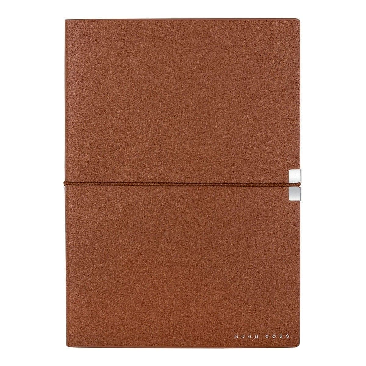 HUGO BOSS, Notizbuch Elegance Storyline, A5 liniert weiss, braun-3