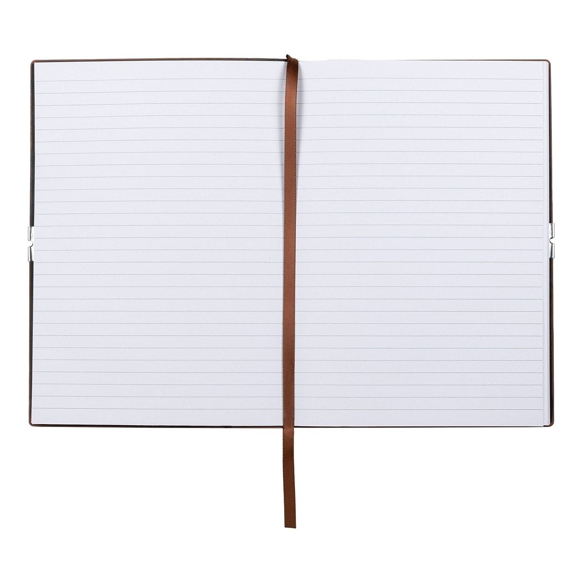 HUGO BOSS, Notizbuch Elegance Storyline, A5 liniert weiss, braun-4