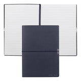 HUGO BOSS, Notizbuch Elegance Storyline, A5 liniert weiss, dunkelblau-1
