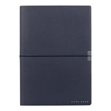 HUGO BOSS, Notizbuch Elegance Storyline, A5 liniert weiss, dunkelblau-3