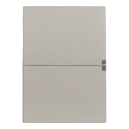 HUGO BOSS, Notizbuch Elegance Storyline, A5 liniert weiss, grau-3