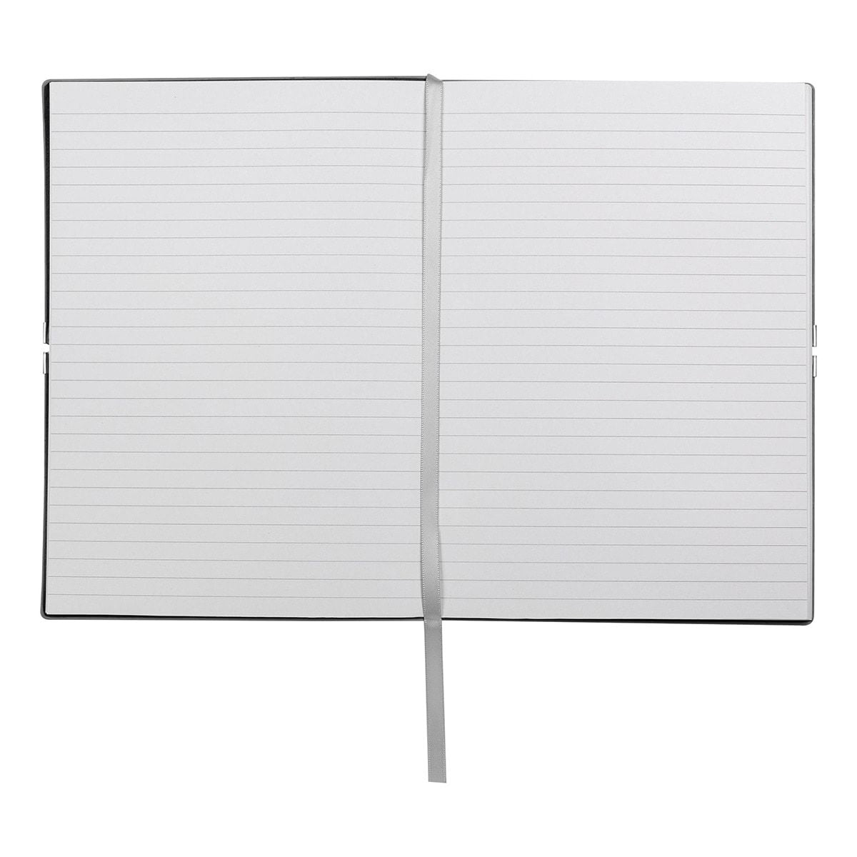 HUGO BOSS, Notizbuch Elegance Storyline, A5 liniert weiss, grau-4