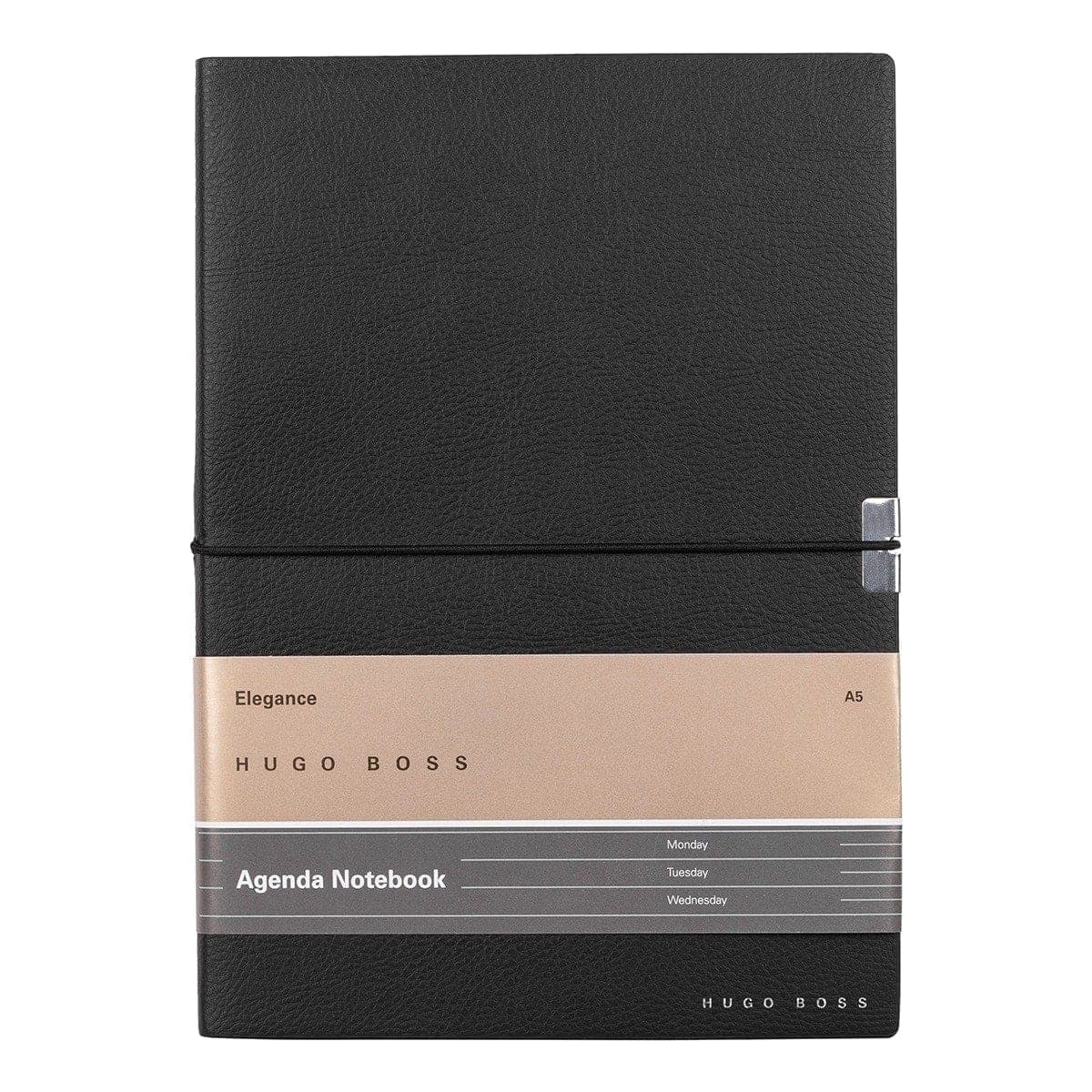 HUGO BOSS, Notizbuch Elegance Storyline, A5 agenda weiss, schwarz-2