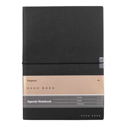 HUGO BOSS, Notizbuch Elegance Storyline, A5 agenda weiss, schwarz-2
