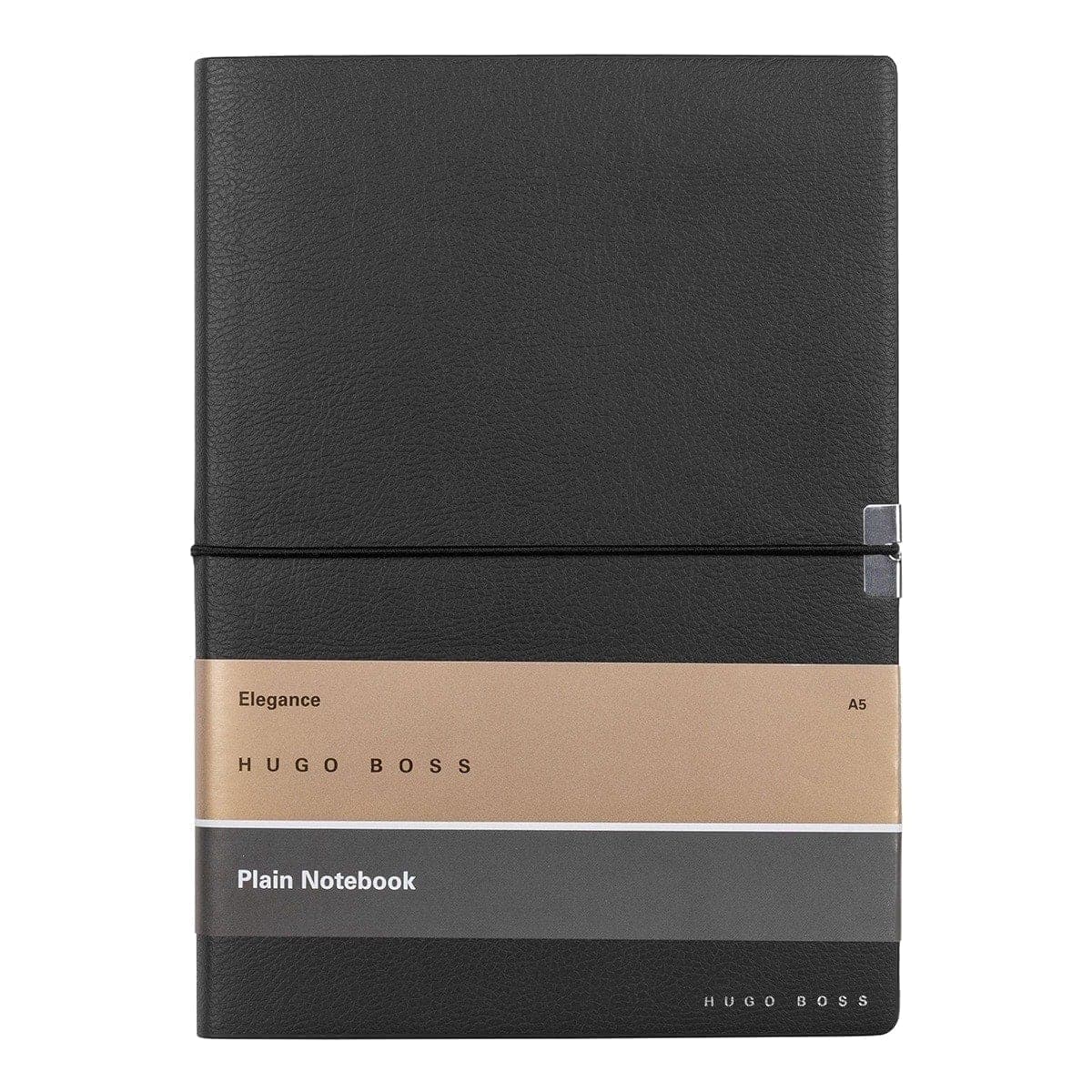 HUGO BOSS, Notizbuch Elegance Storyline, A5 blanko weiss, schwarz-2