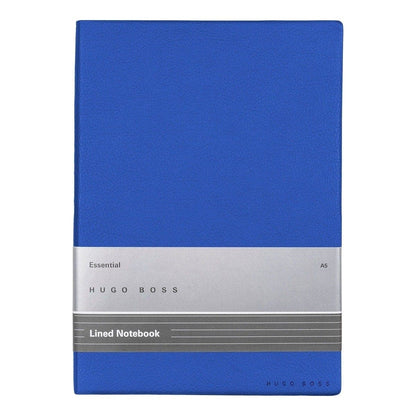 HUGO BOSS, Notizbuch Essential Storyline, A5 liniert weiss, blau-2