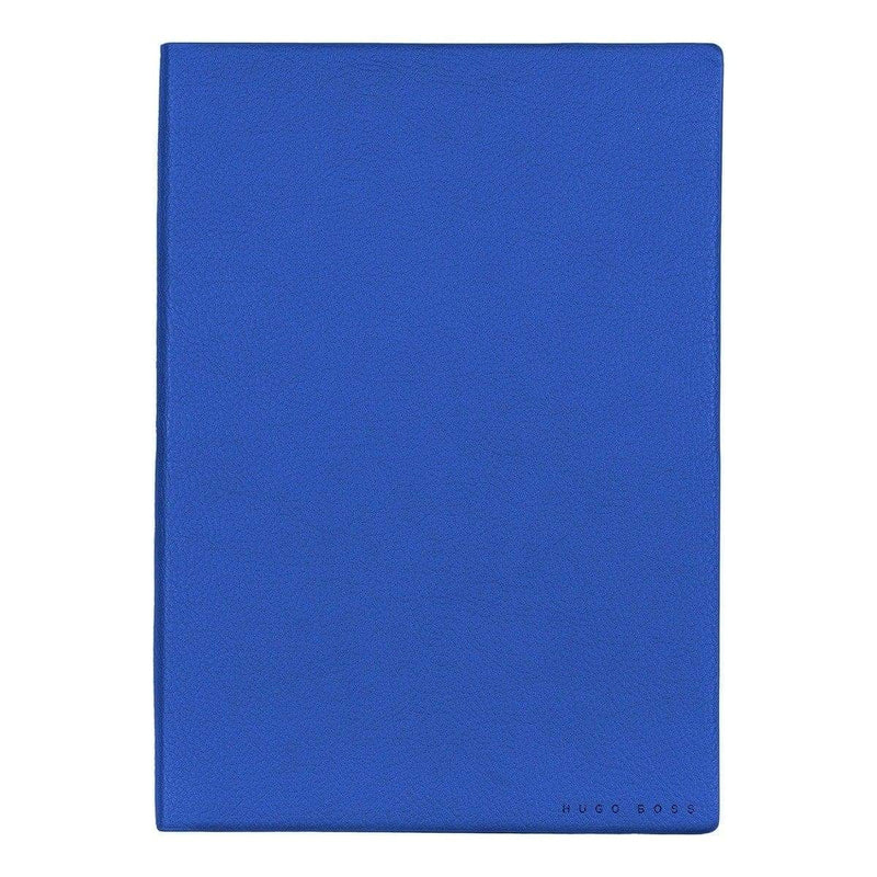 HUGO BOSS, Notizbuch Essential Storyline, A5 blanko weiss, blau-3