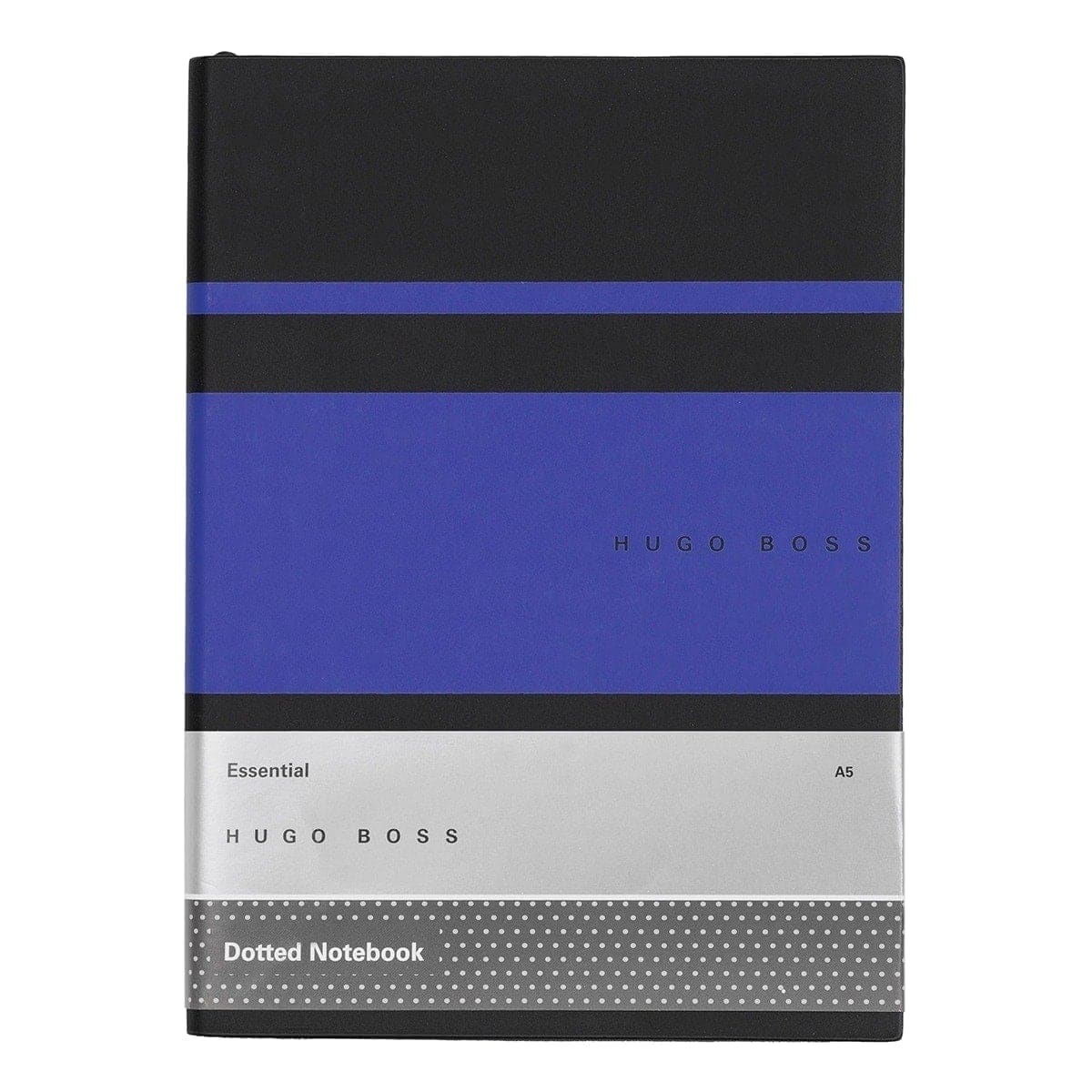 HUGO BOSS, Notizbuch Essential Gear, A5 dotted weiss, blau-2