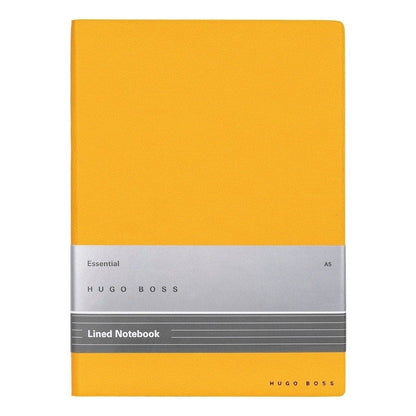 HUGO BOSS, Notizbuch Essential Storyline, A5 liniert weiss, gelb-2