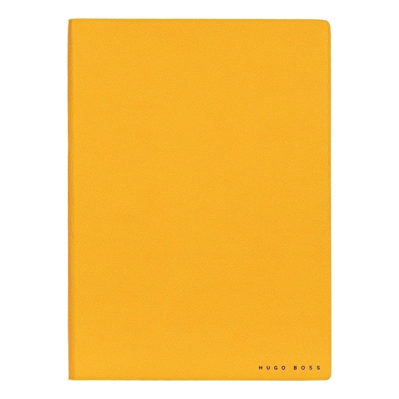 HUGO BOSS, Notizbuch Essential Storyline, A5 liniert weiss, gelb-3