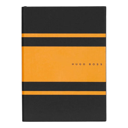 HUGO BOSS, Notizbuch Essential Gear, A5 dotted weiss, gelb-3