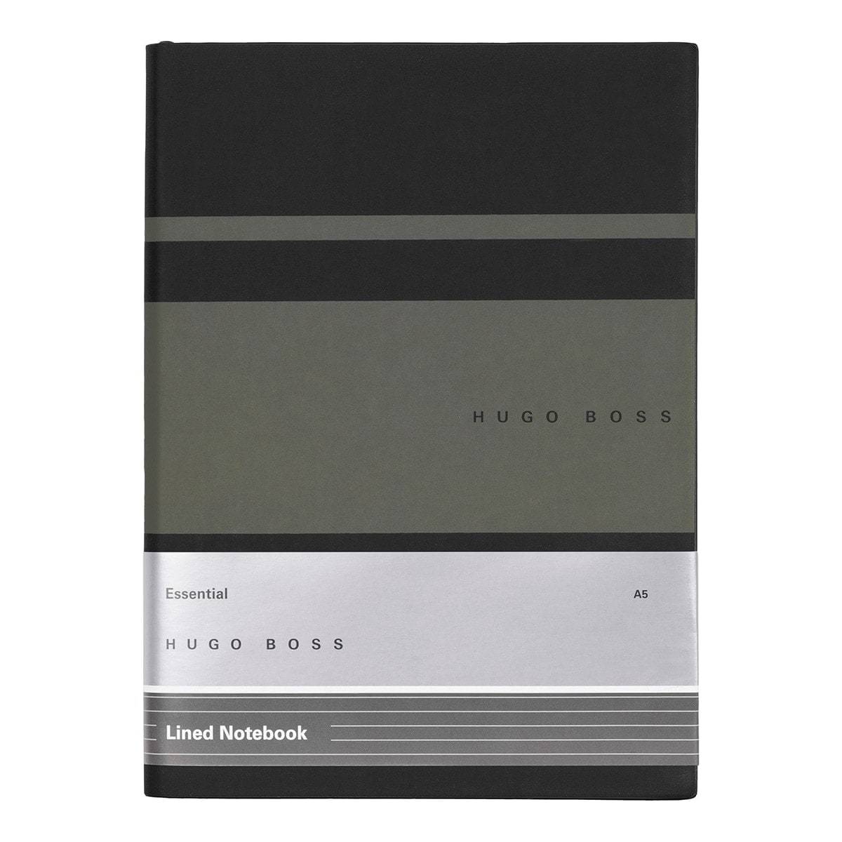 HUGO BOSS, Notizbuch Essential Gear, A5 dotted weiss, khaki-2
