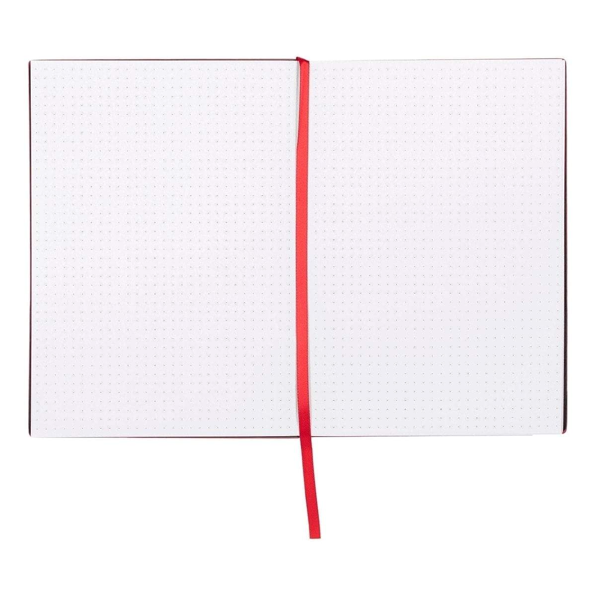HUGO BOSS, Notizbuch Essential Storyline, A5 dotted weiss, rot-4