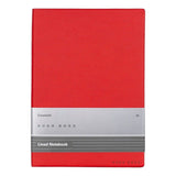 HUGO BOSS, Notizbuch Essential Storyline, A5 liniert weiss, rot-2