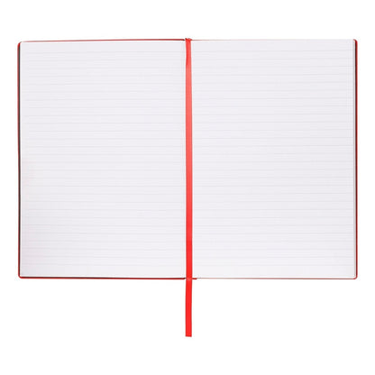 HUGO BOSS, Notizbuch Essential Storyline, A5 liniert weiss, rot-4