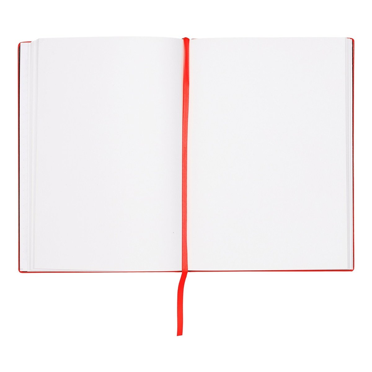 HUGO BOSS, Notizbuch Essential Storyline, A5 blanko weiss, rot-4