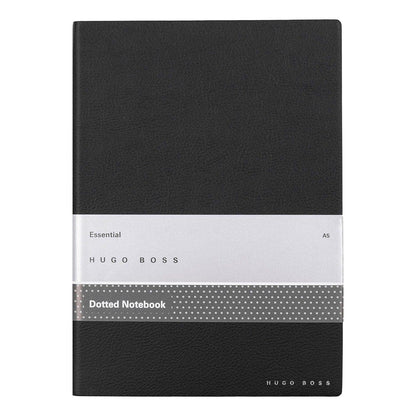 HUGO BOSS, Notizbuch Essential Storyline, A5 dotted weiss, schwarz-2