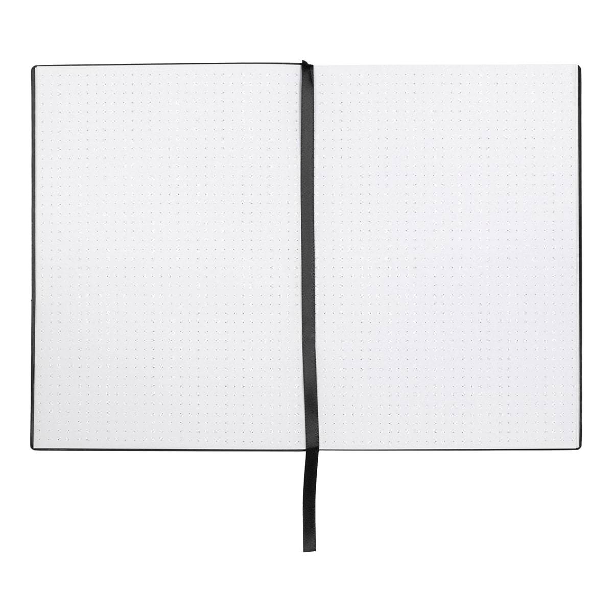 HUGO BOSS, Notizbuch Essential Storyline, A5 dotted weiss, schwarz-4