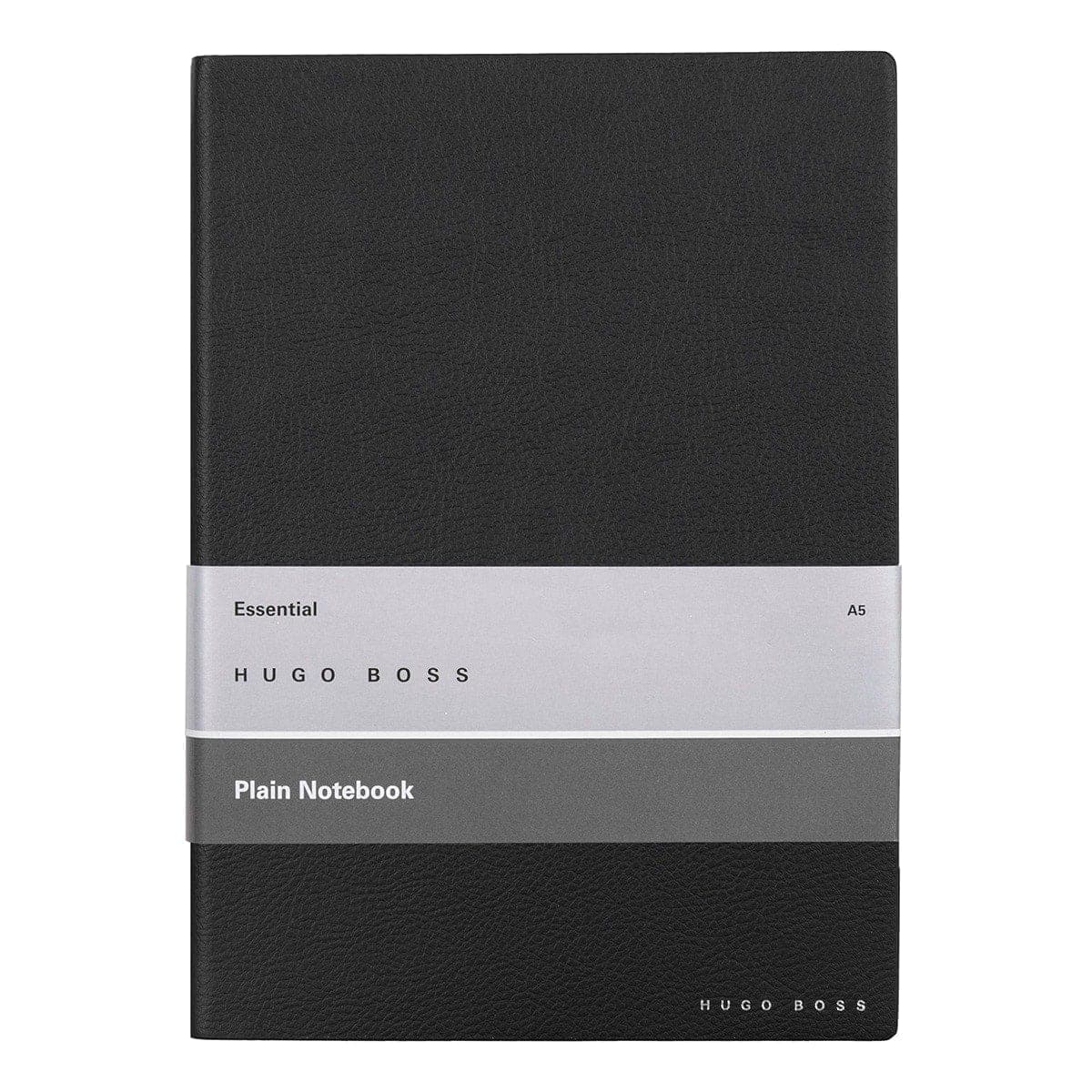 HUGO BOSS, Notizbuch Essential Storyline, A5 blanko weiss, schwarz-2