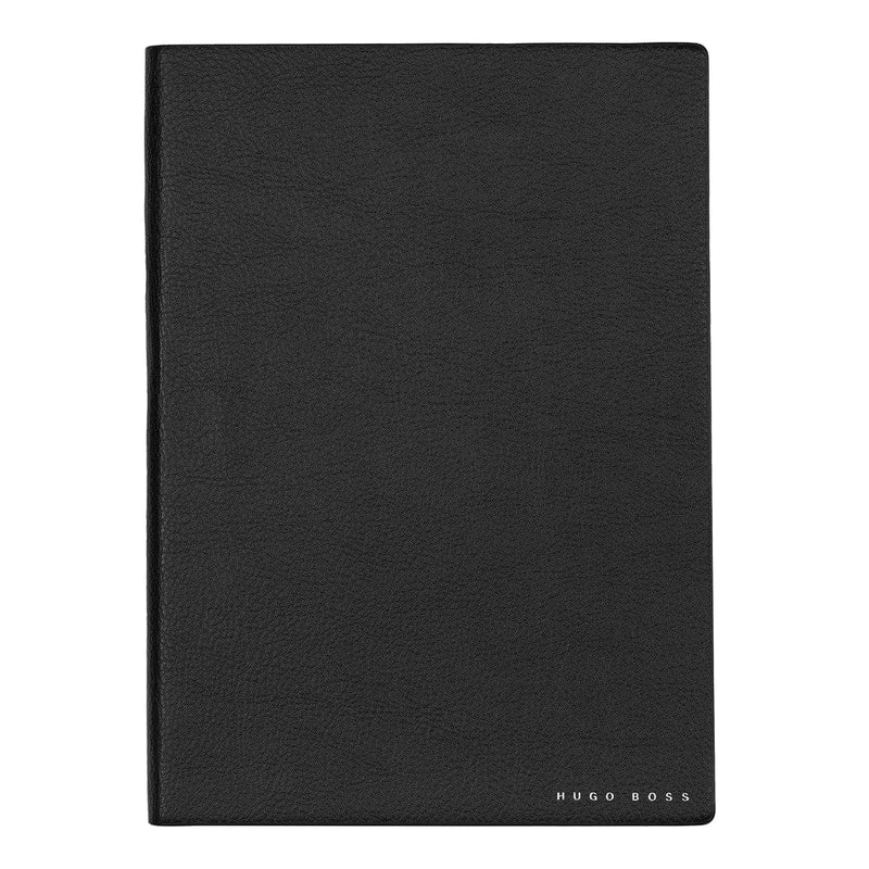 HUGO BOSS, Notizbuch Essential Storyline, A5 blanko weiss, schwarz-3