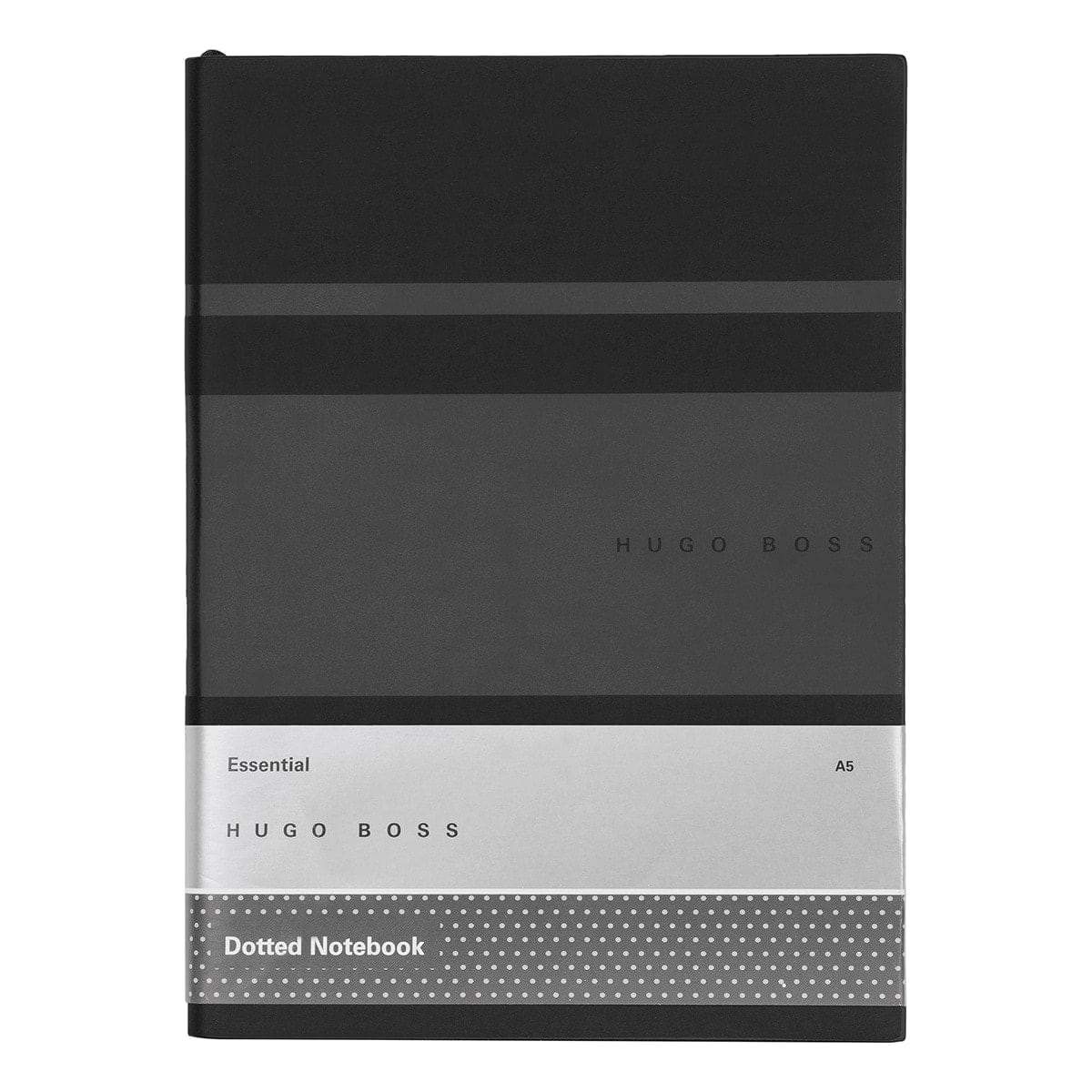 HUGO BOSS, Notizbuch Essential Gear, A5 dotted weiss, schwarz-2