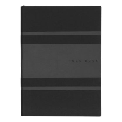 HUGO BOSS, Notizbuch Essential Gear, A5 dotted weiss, schwarz-3