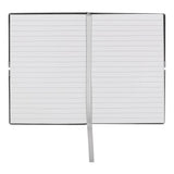HUGO BOSS, Notizbuch Elegance Storyline, A6 liniert weiss, grau-4