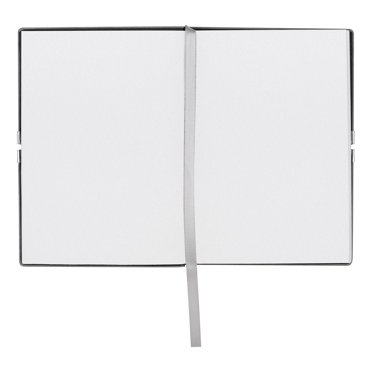 HUGO BOSS, Notizbuch Elegance Storyline, A6 blanko weiss, grau-4