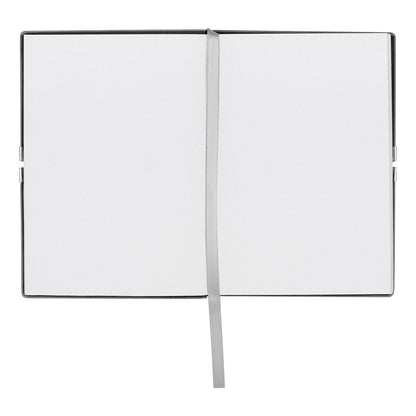 HUGO BOSS, Notizbuch Elegance Storyline, A6 blanko weiss, grau-4