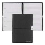 HUGO BOSS, Notizbuch Elegance Storyline, A6 agenda weiss, schwarz-1