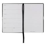 HUGO BOSS, Notizbuch Elegance Storyline, A6 agenda weiss, schwarz-4