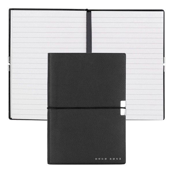 HUGO BOSS, Notebook Elegance Storyline, A6 lined white, black