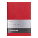 HUGO BOSS, Notizbuch Essential Storyline, A6 liniert weiss, rot-2
