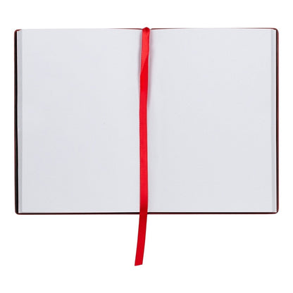 HUGO BOSS, Notizbuch Essential Storyline, A6 blanko weiss, rot-4