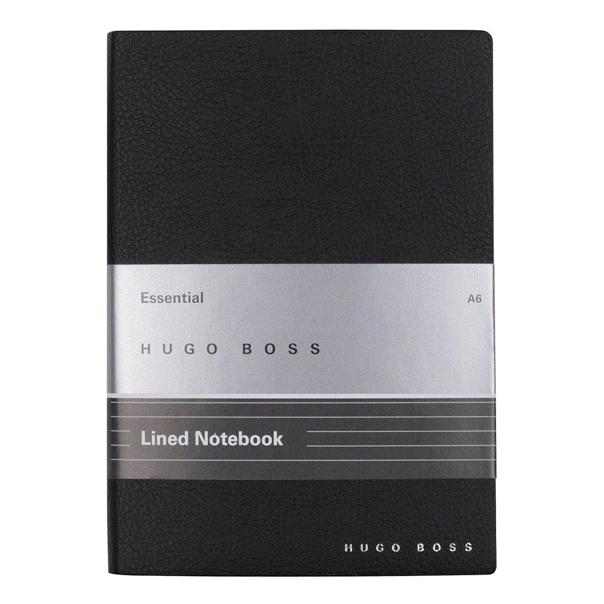 HUGO BOSS, Notizbuch Essential Storyline, A6 liniert weiss, schwarz-2