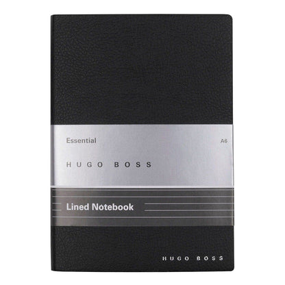 HUGO BOSS, Notizbuch Essential Storyline, A6 liniert weiss, schwarz-2