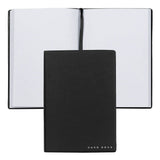 HUGO BOSS, Notizbuch Essential Storyline, A6 blanko weiss, schwarz-1