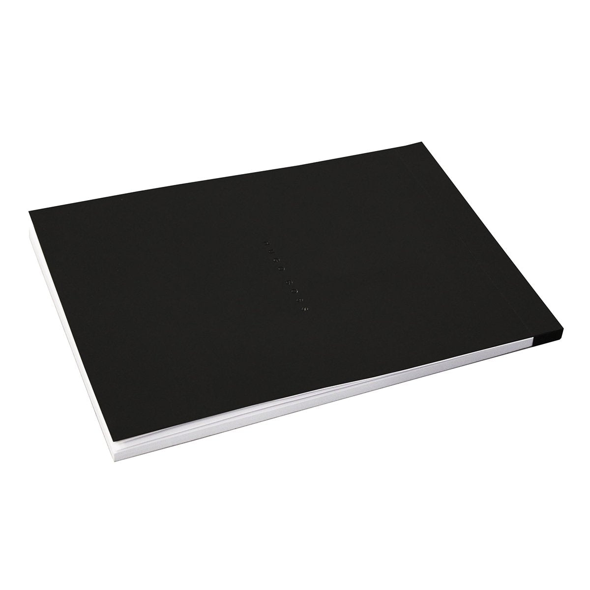 HUGO BOSS, Notizbuch, A6 blanko weiss, schwarz-2