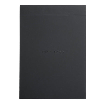 HUGO BOSS, Notizbuch, A6 blanko weiss, schwarz-4