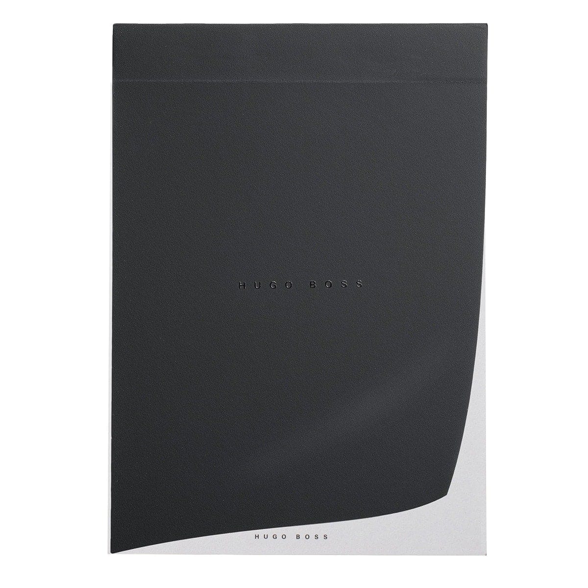 HUGO BOSS, Notizbuch, A6 blanko weiss, schwarz-5